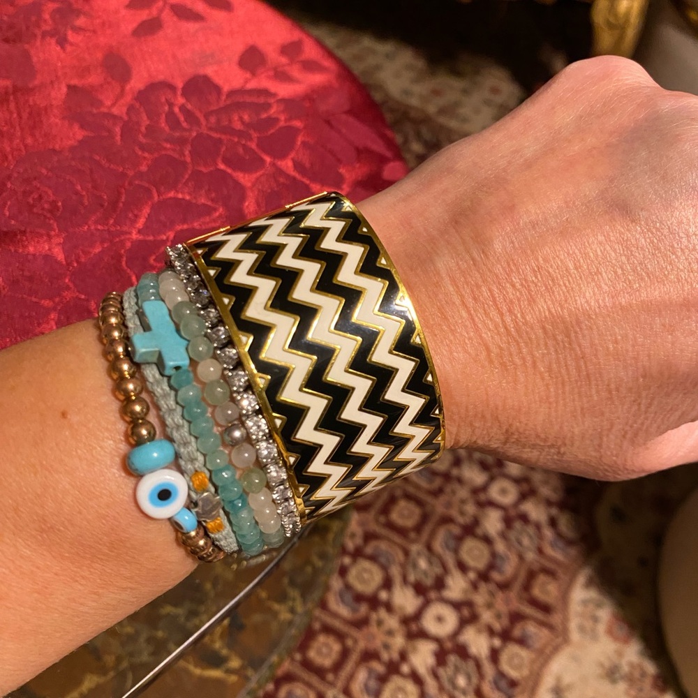 Kate Spade Enamel Wide Bangle